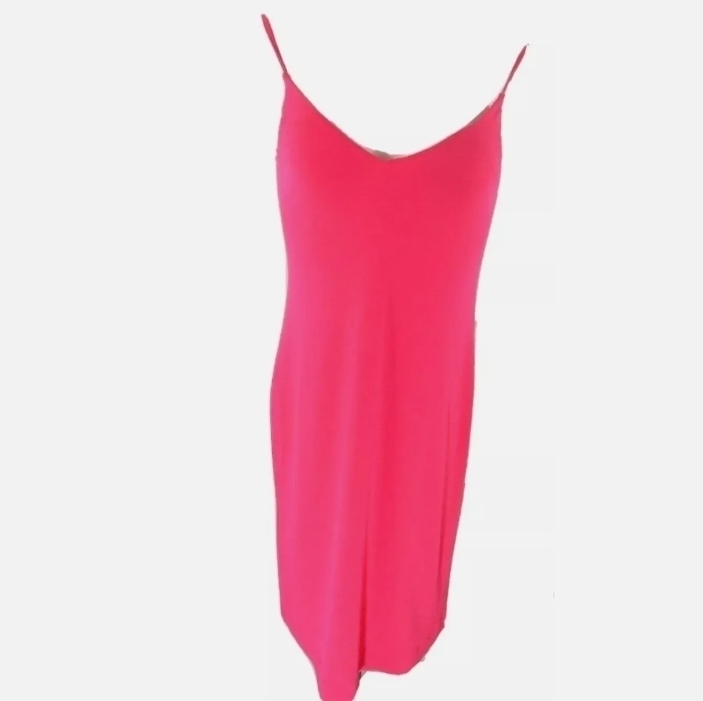 Victoria's Secret Hot Pink Slip Dress